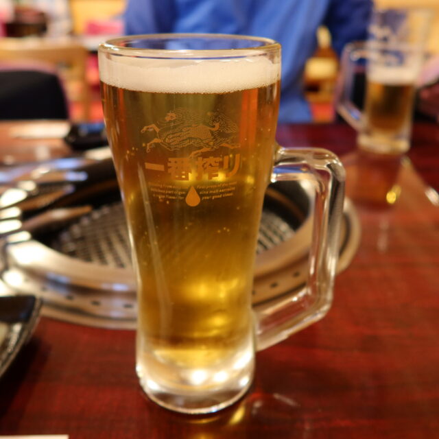 半田市 焼肉 大村 ノンアルコールビール